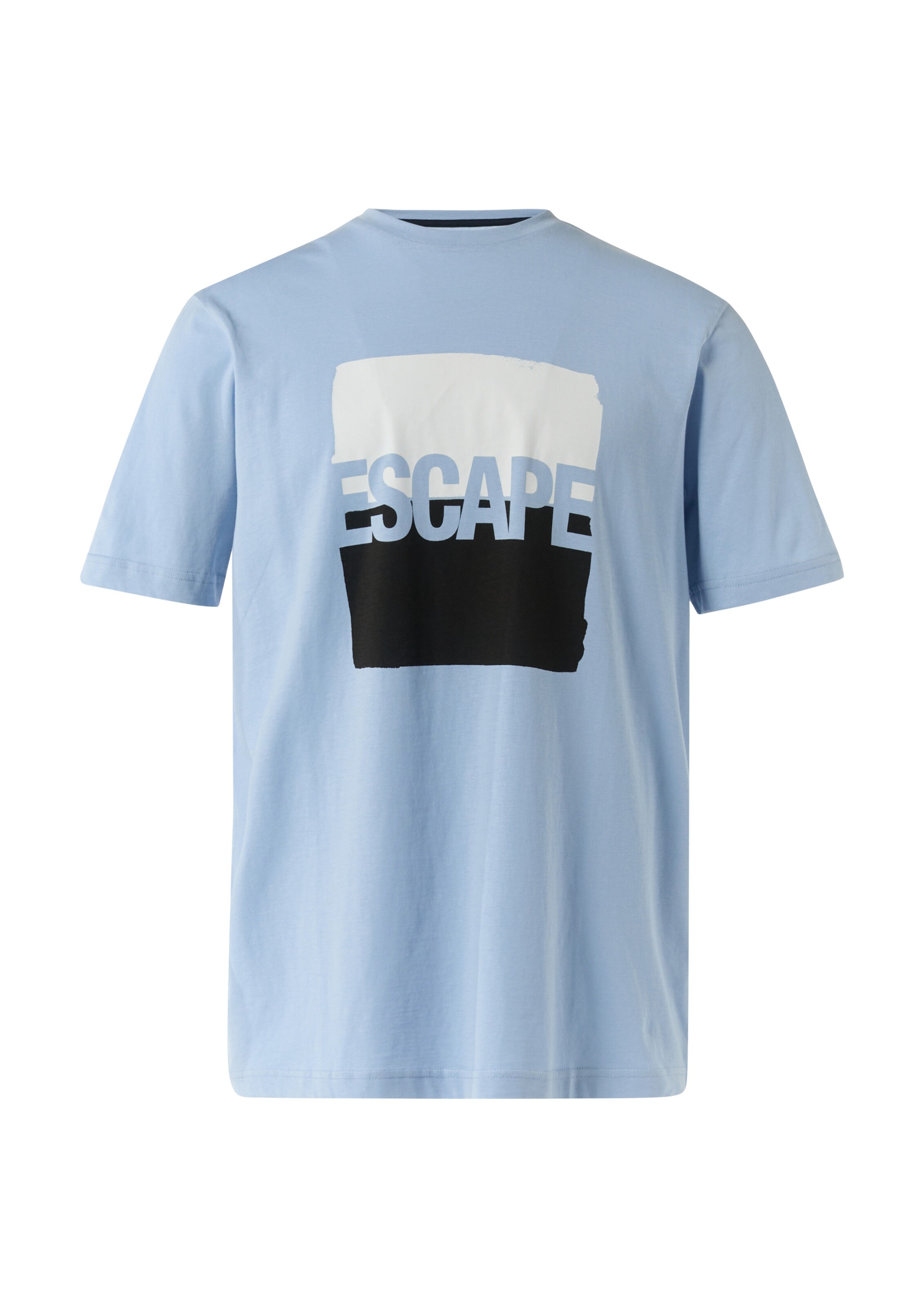 QS Shirt in Blauw: voorkant