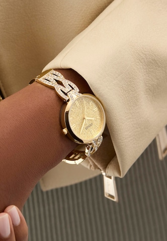 GUESS Analoog horloge 'CORAL' in Goud
