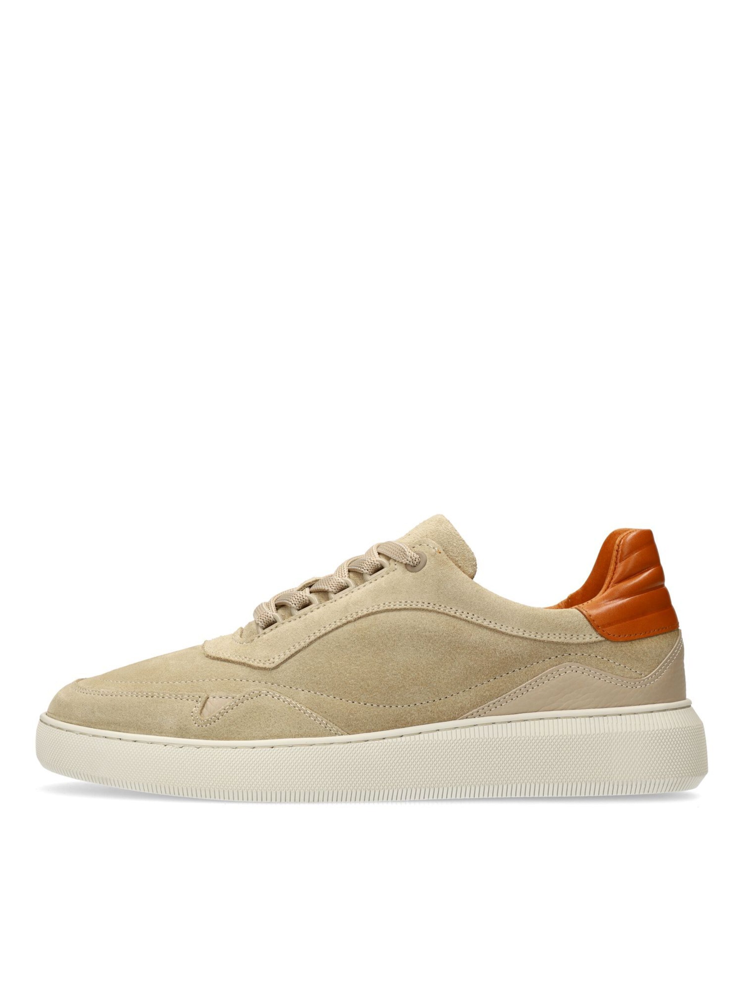 MANFIELD Sneakers laag in Beige