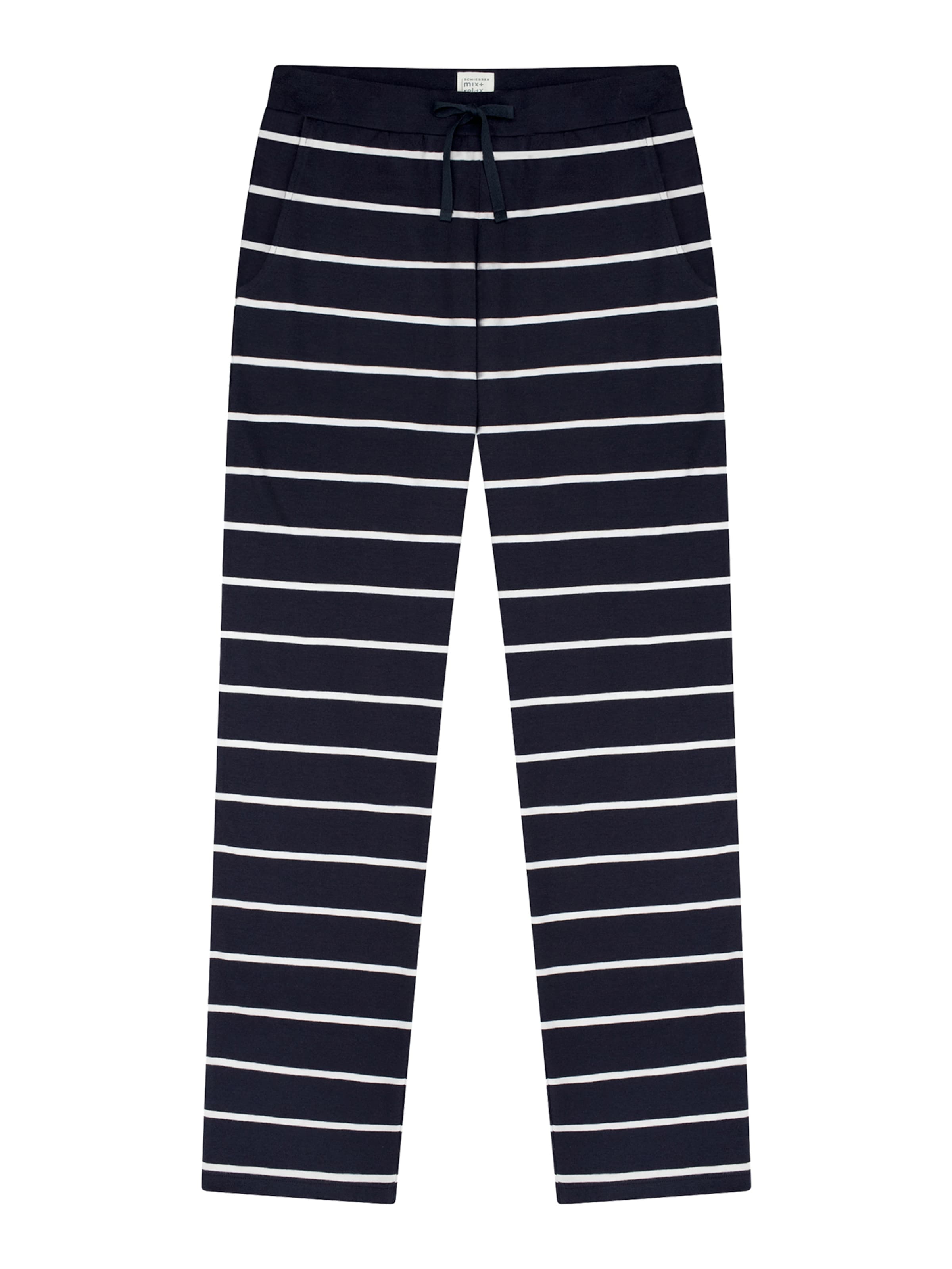 Pantalon de pyjama ' Mix Relax ' SCHIESSER en bleu : devant