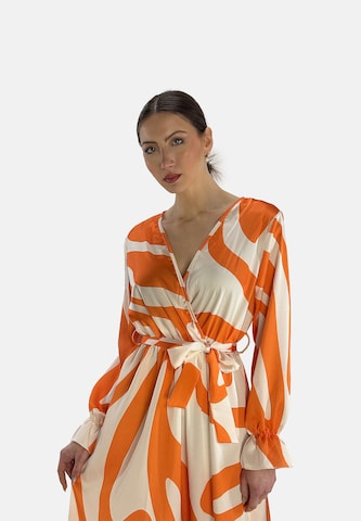 Elara Kleid in Orange