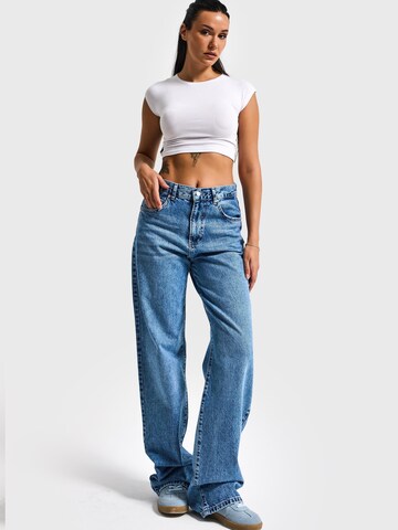 IT'S BASIC Loosefit Jeans 'SOFIA Loose High Rise Jeans' in Blauw