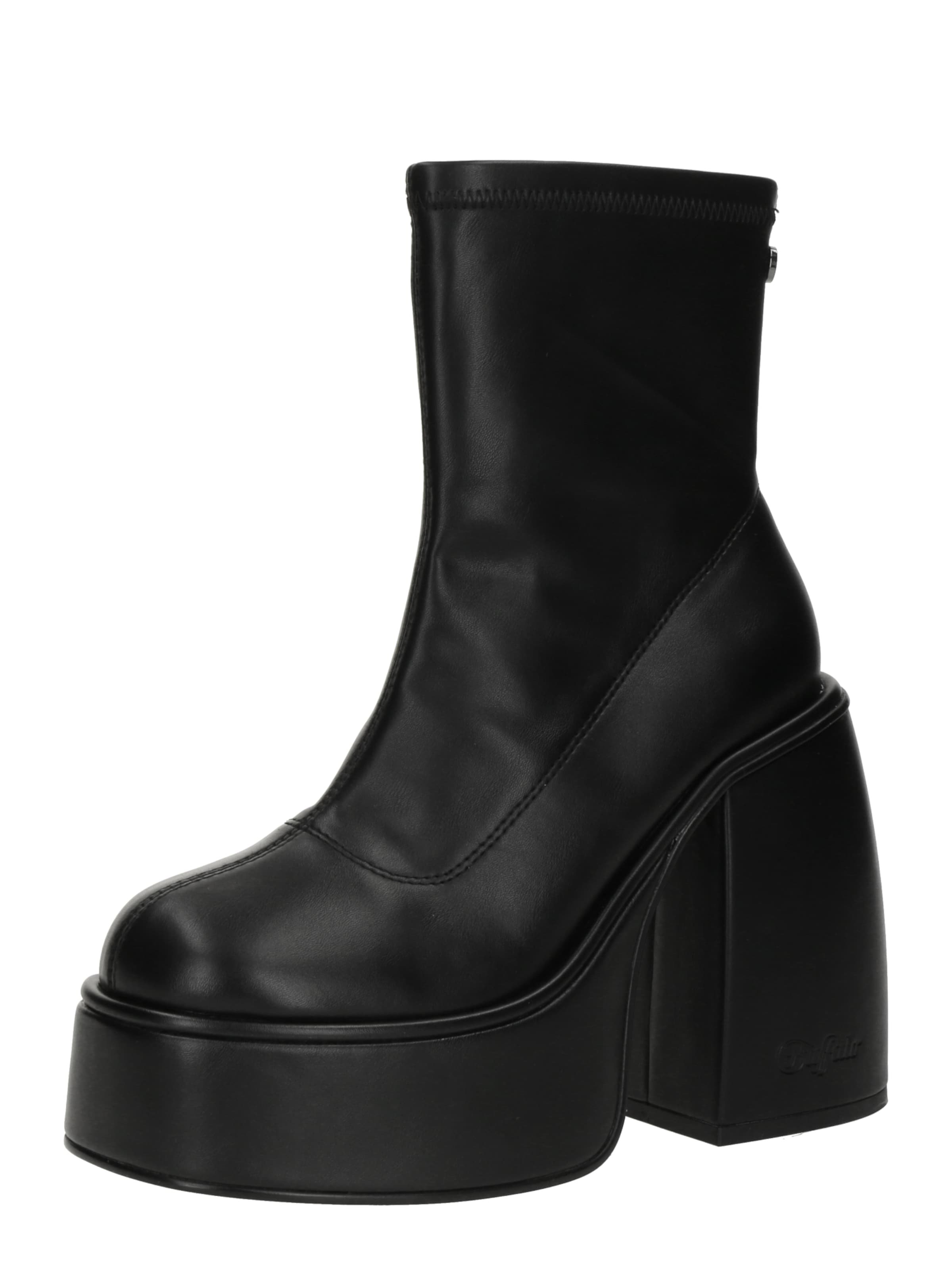 Bottines 'HEART SOCK' BUFFALO en noir : devant