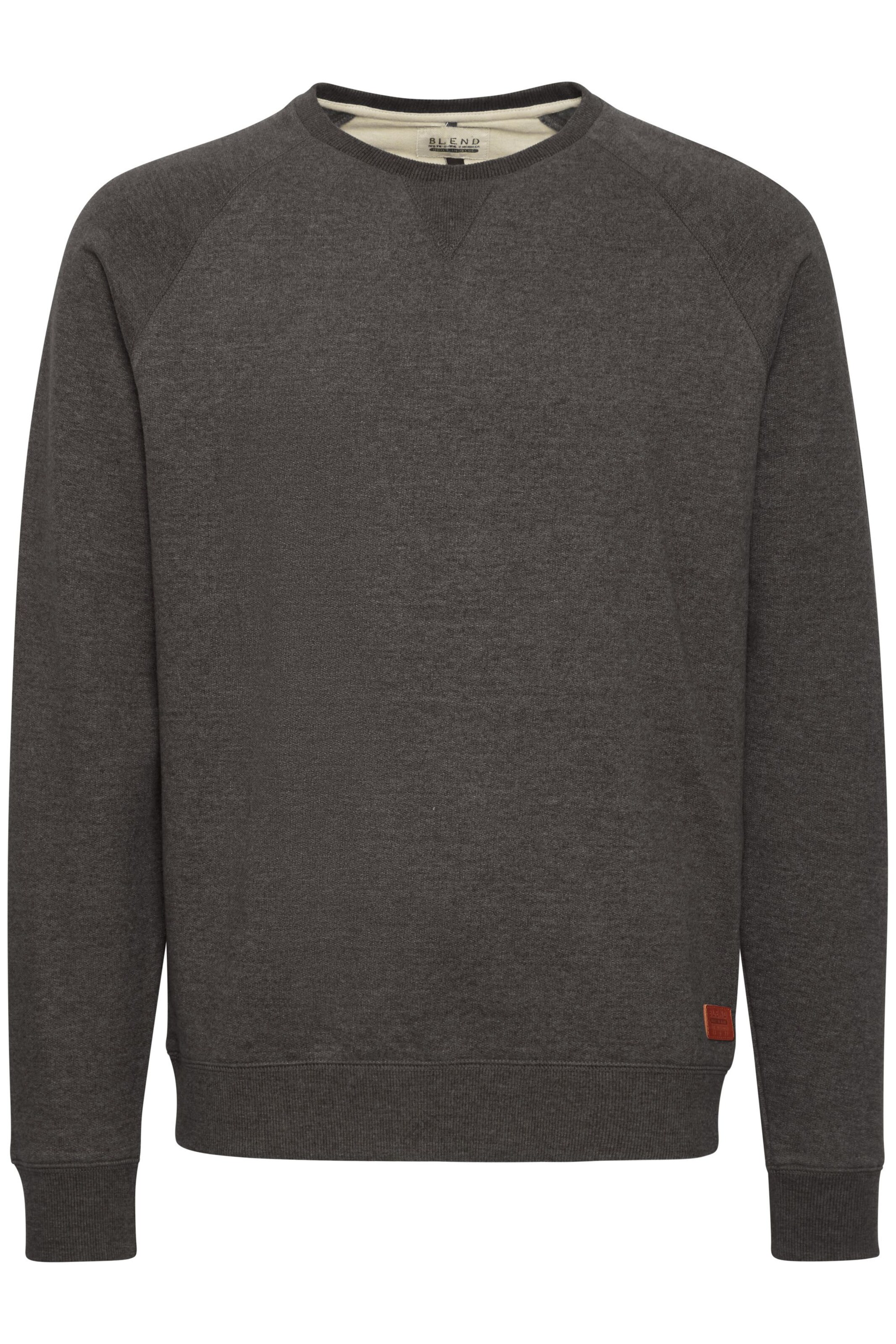 BLEND - Sweatshirt 'Alex' em cinzento: frente