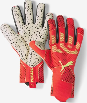 PUMA Athletic Gloves 'Future One' in Red: front