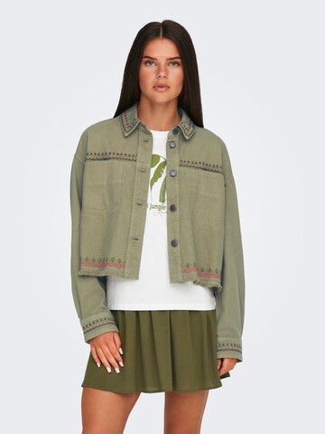ONLY Jacke 'ONLPRIME' in Grün