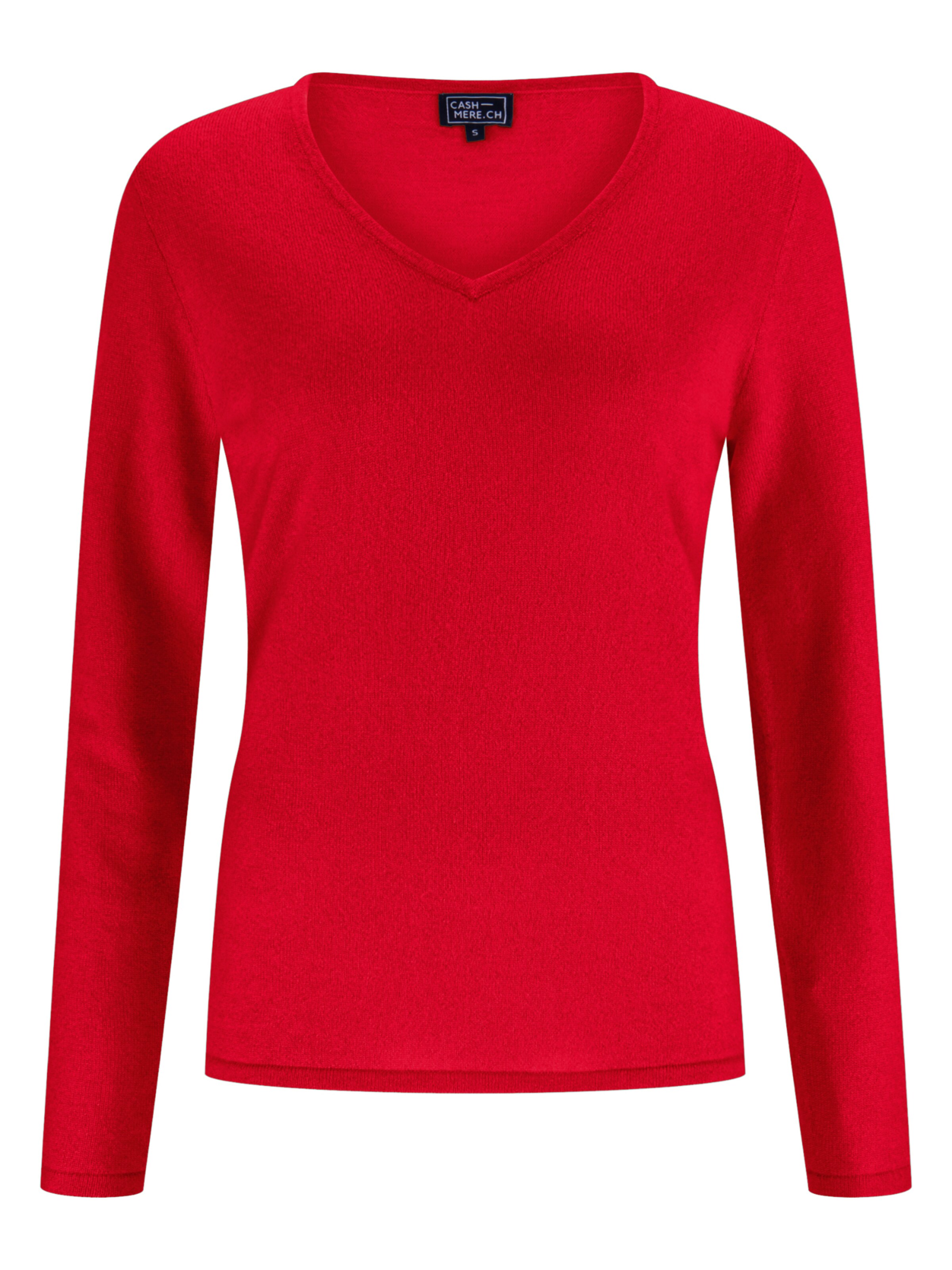 CASH-MERE.CH Pullover i rød: forside