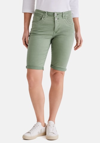 Coupe slim Jean 'Korfu' STOOKER WOMEN en vert : devant