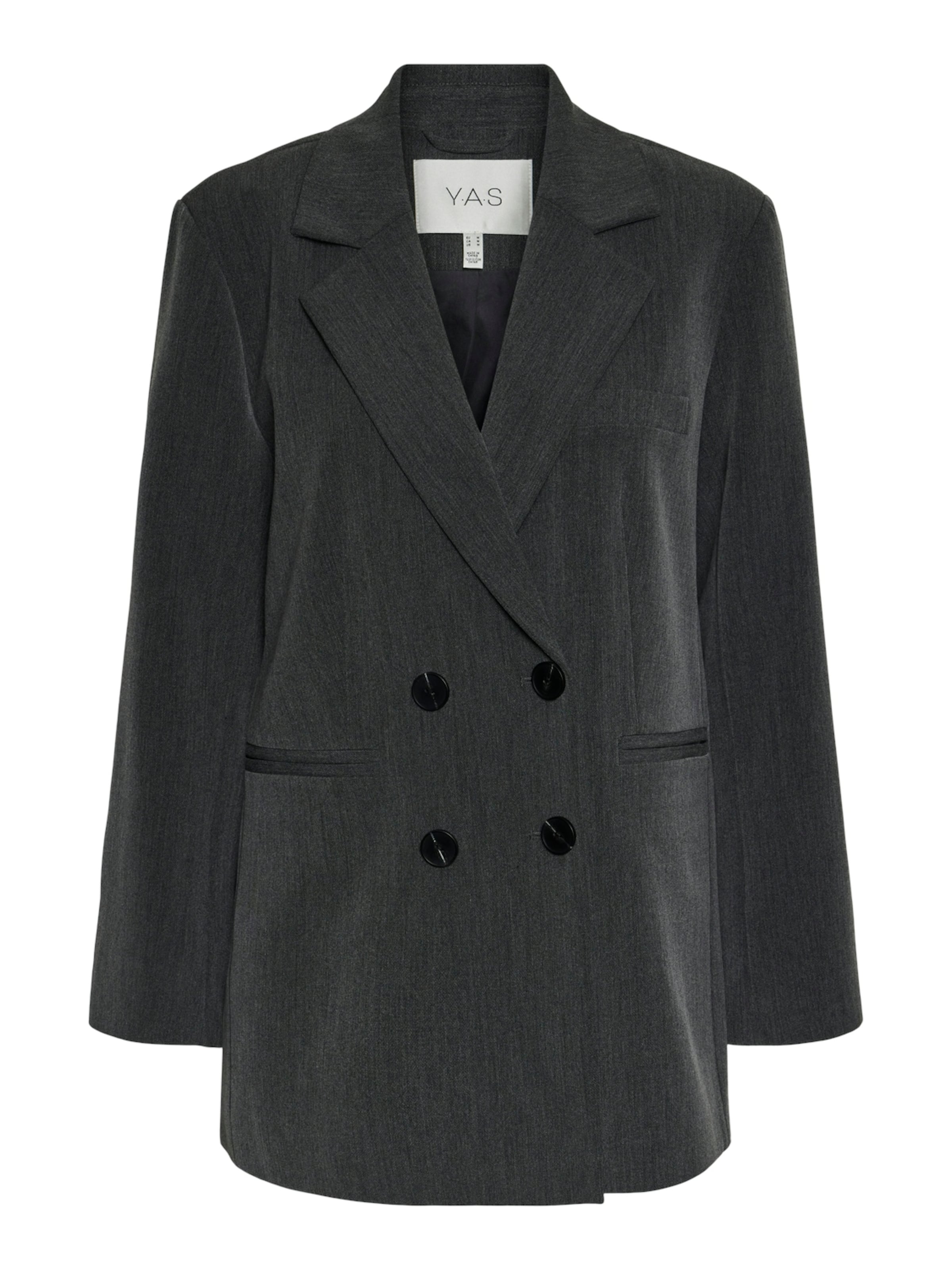 YAS Blejzer 'YASLIKKA' - Sivá: predná strana