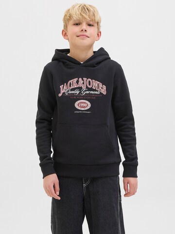 Jack & Jones Junior Sweatshirt 'JJARI' in Zwart: voorkant