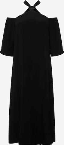 Robe Ulla Popken en noir : devant