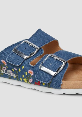 Sandales s.Oliver en bleu