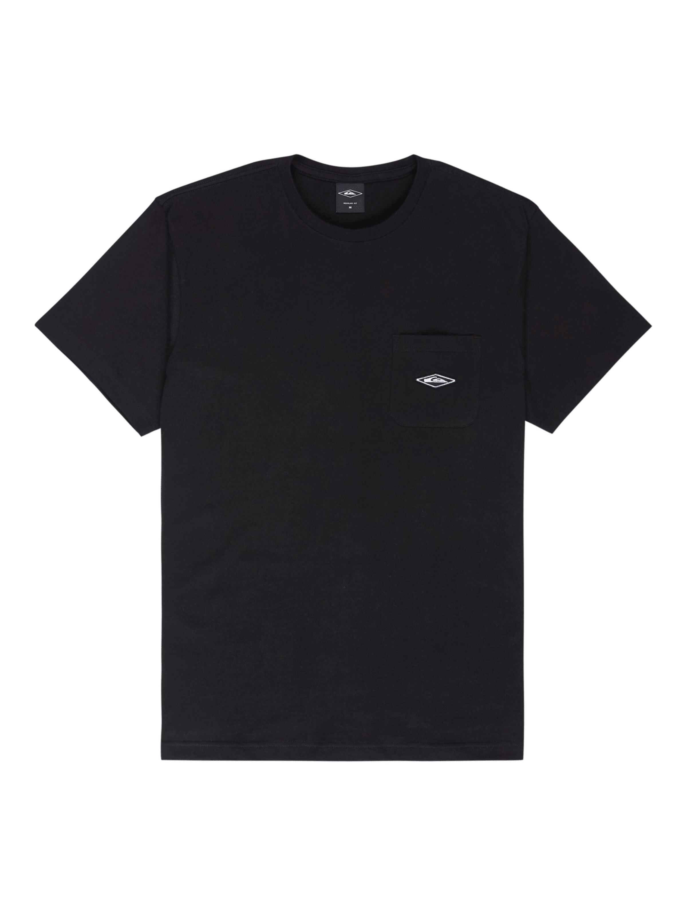 QUIKSILVER Shirt 'Diamond Pocket' in Black: front