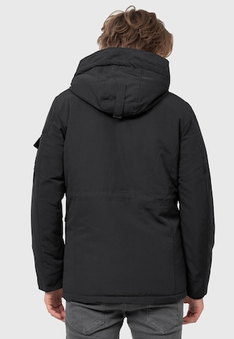 Parka mi-saison 'Ocala' INDICODE JEANS en noir