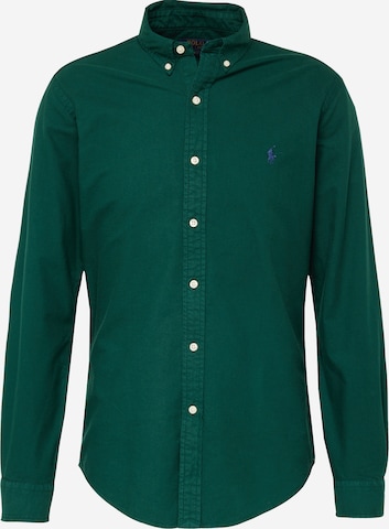 Polo Ralph Lauren Button Up Shirt in Green: front