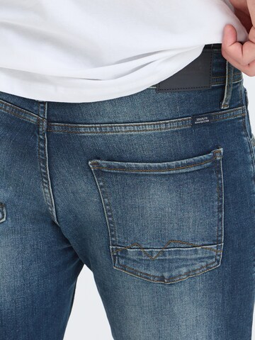 Regular Jean 'BHTwister' BLEND en bleu