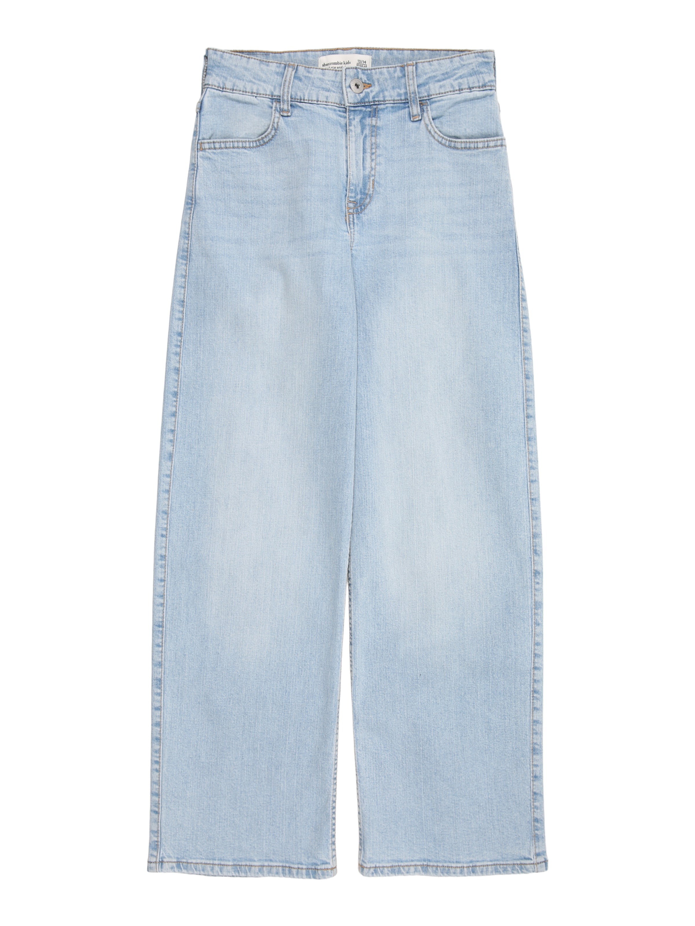 mėlyna Abercrombie & Fitch Plačios klešnės Džinsai: priekis