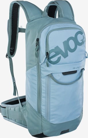 EVOC Backpack 'Protektor' in Blue: front