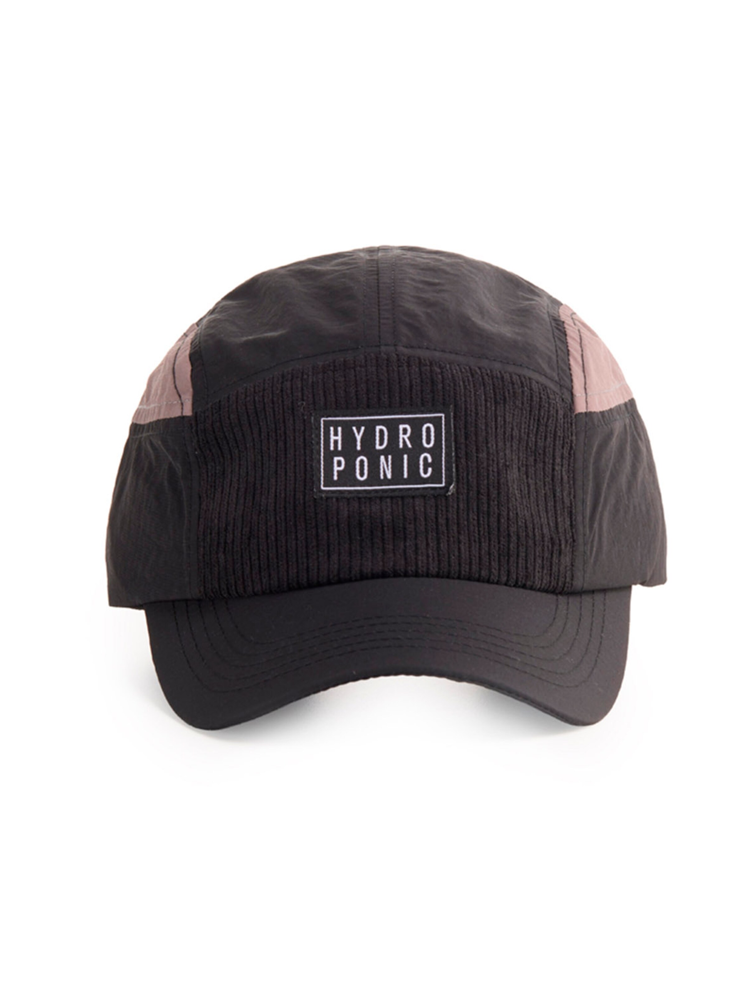 hydroponic - Gorra deportiva 'Hydroponic Dusk Cap' en negro: frente