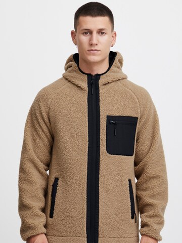 INDICODE JEANS - Chaqueta polar 'Trod' en beige: frente