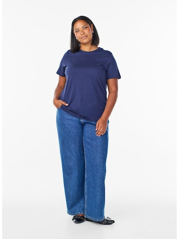 Zizzi Shirt 'VCHarlin' in Blue