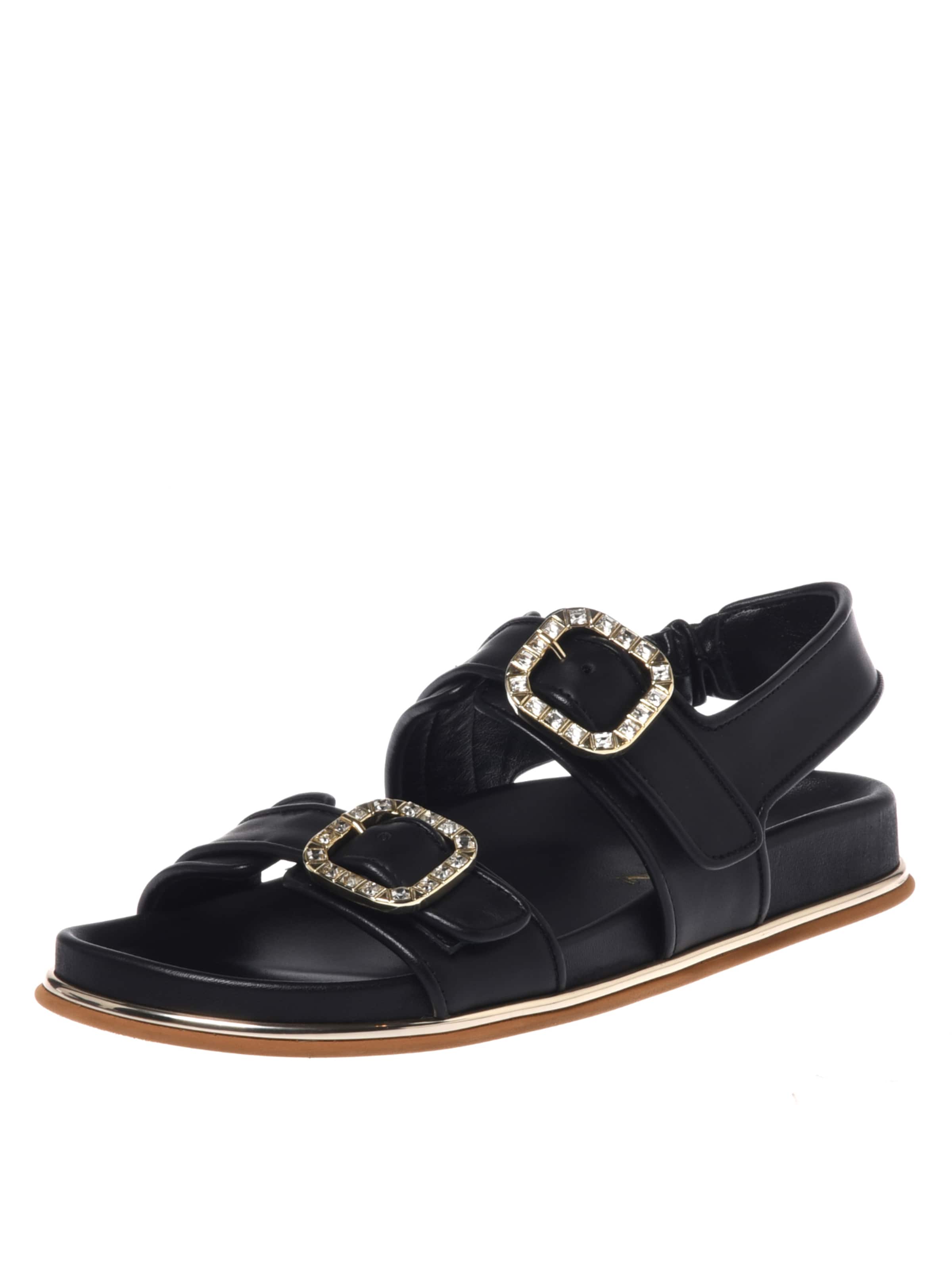 BALDININI Sandale in Schwarz: Vorderseite