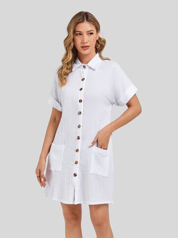 Robe-chemise LapaPlus en blanc