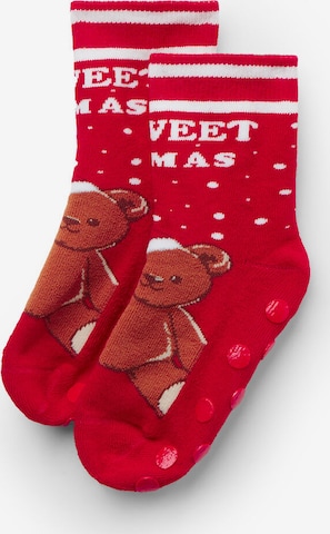 CALZEDONIA Socks 'CHRISTMAS' in Red: front