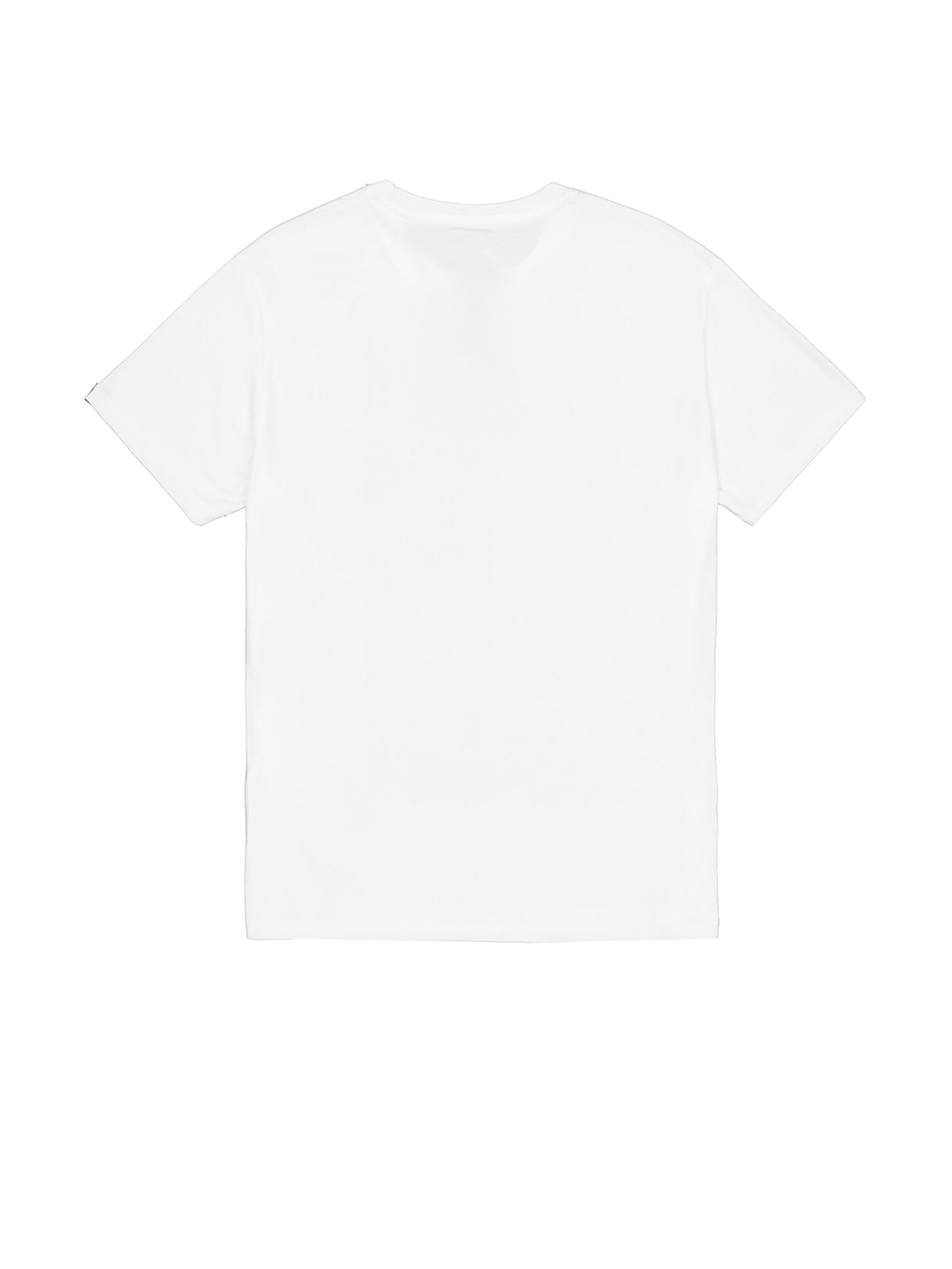 ALPHA INDUSTRIES Shirt 'Basic V-Neck'‌‌‌ in Weiß