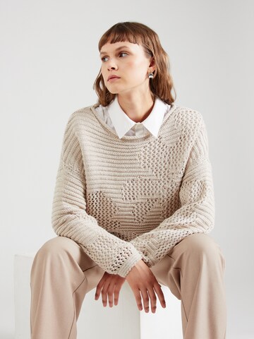 COMMA Sweater in Beige: front