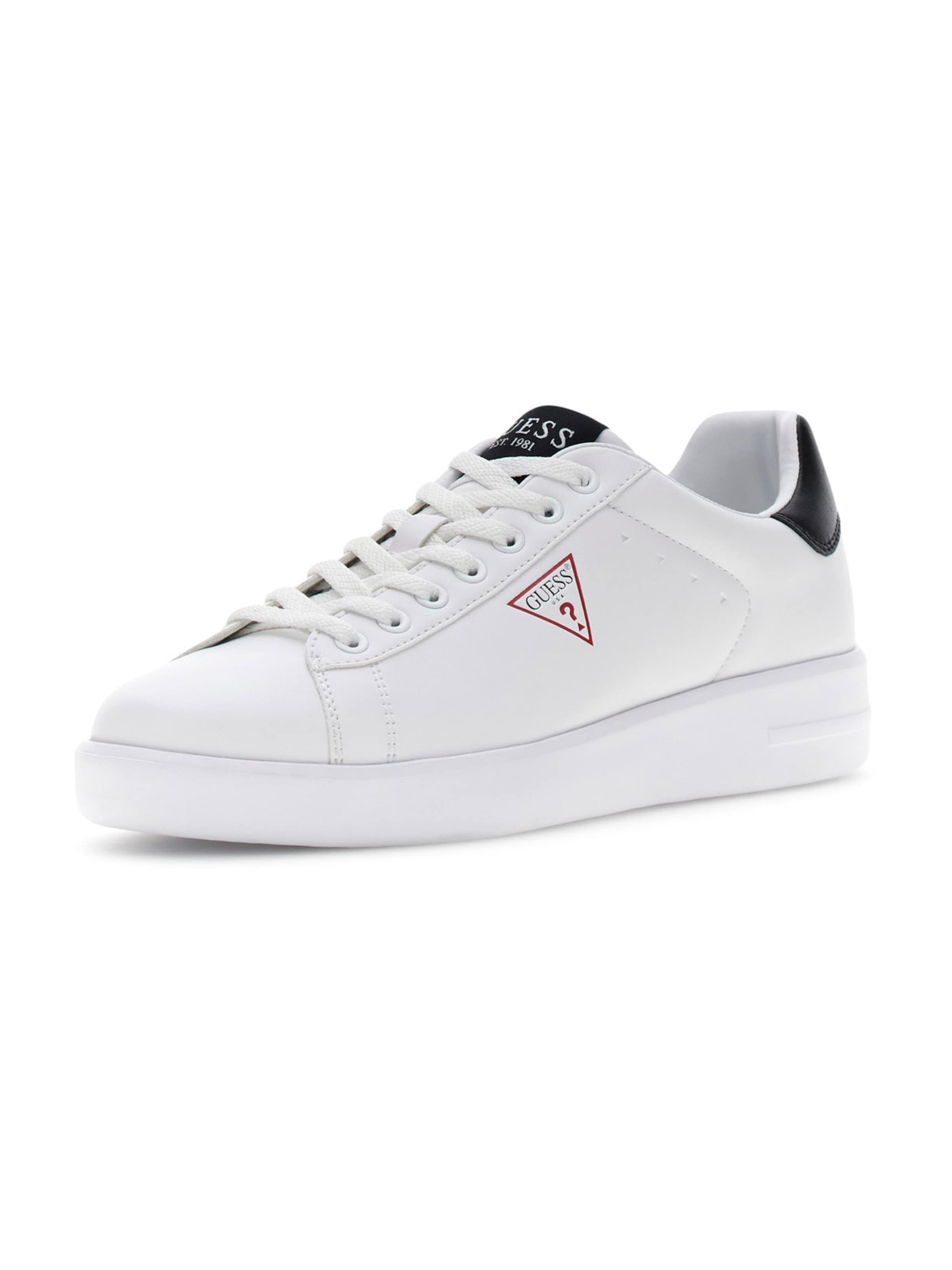 GUESS - Zapatillas deportivas bajas 'YUKERN' en blanco: frente