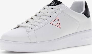 GUESS - Zapatillas deportivas bajas 'YUKERN' en blanco: frente