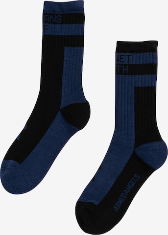 Chaussettes ARMEDANGELS en bleu : devant