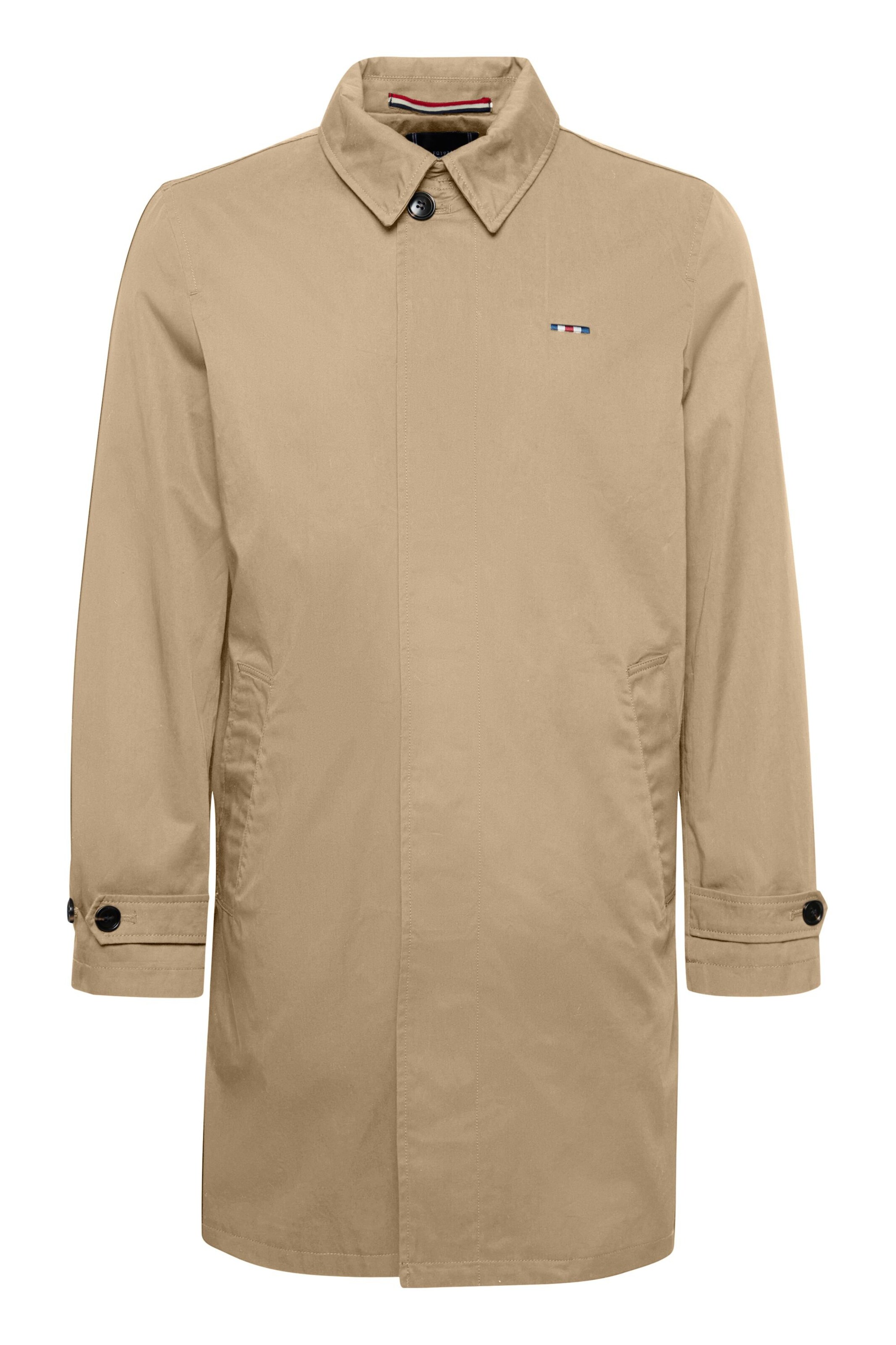 Manteau mi-saison 'Gunnar' FQ1924 en beige : devant