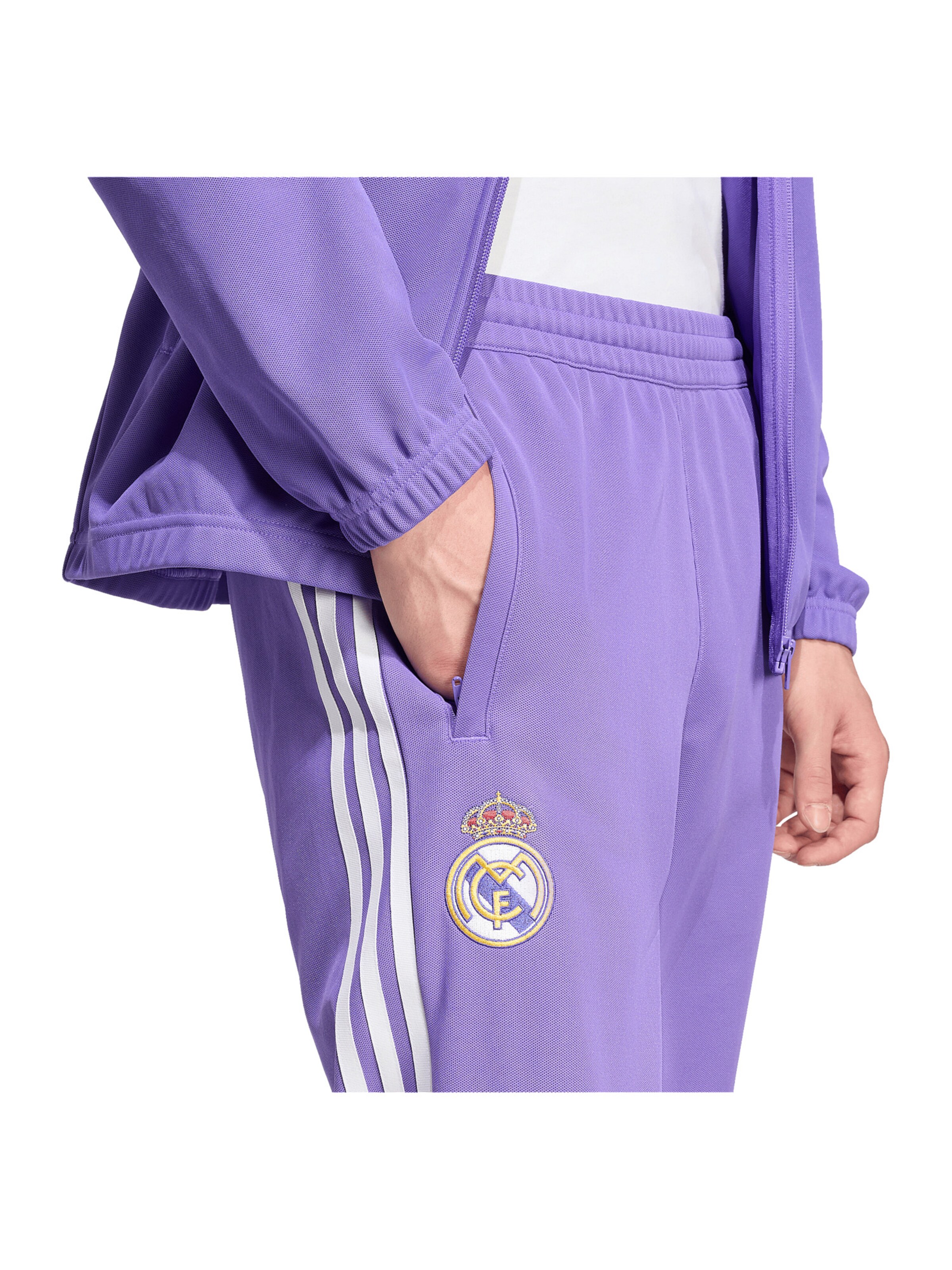 ADIDAS PERFORMANCE Úzky strih Športové nohavice - Fialová