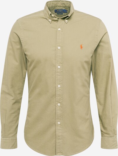 Polo Ralph Lauren Button Up Shirt in Olive / Orange, Item view