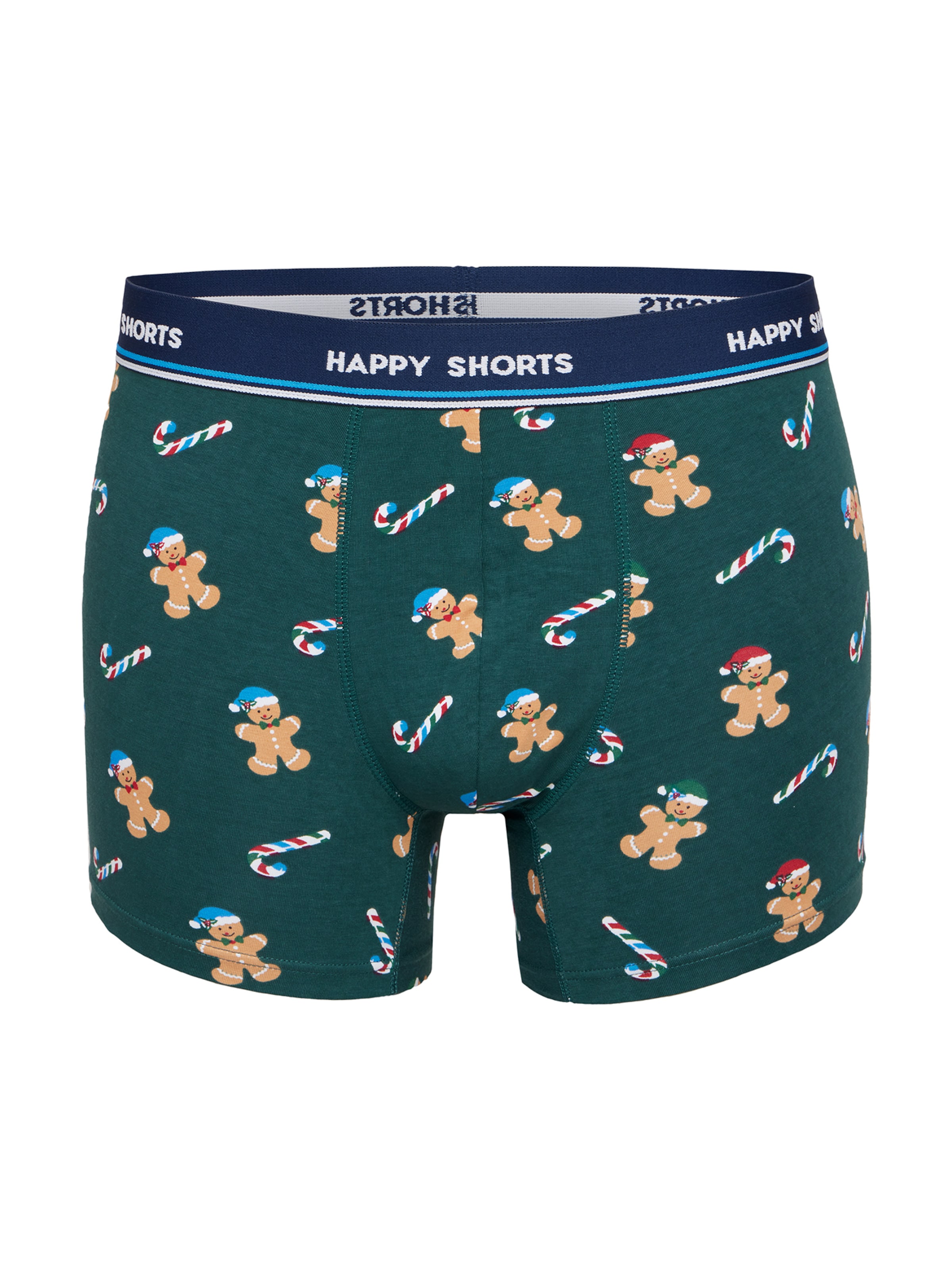 Boxers ' Jersey X-Mas ' Happy Shorts en bleu
