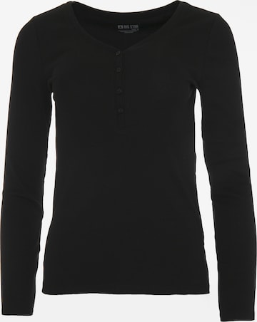 BIG STAR Shirt 'Nathalie' in Schwarz: predná strana