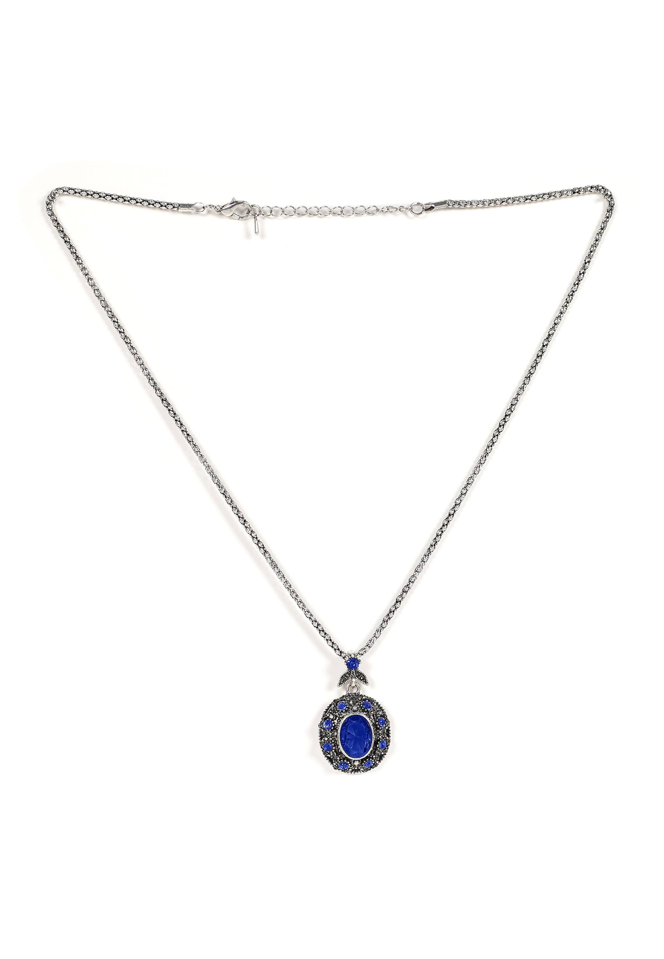 Collana 'Margaret' di SOHI in blu: frontale