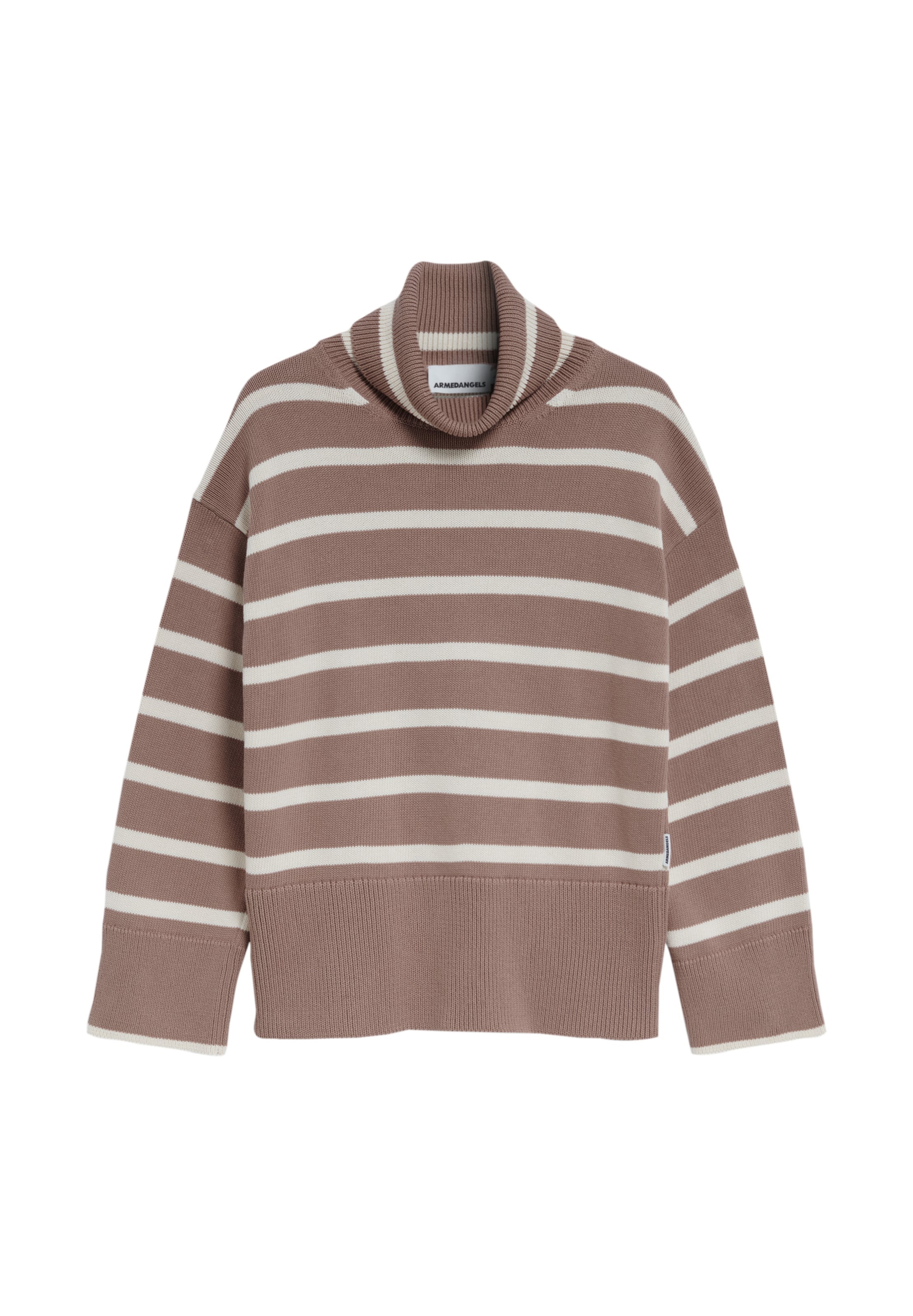 ARMEDANGELS Trui 'Chanaa' in Bruin: voorkant