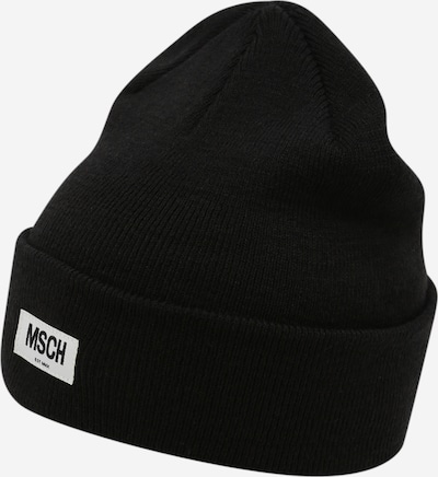 Megzta kepurė 'Mojo' iš MSCH COPENHAGEN, spalva – juoda / balta, Prekių apžvalga