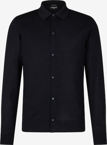 STRELLSON Strickjacke 'Marek' in Blau: Vorderseite