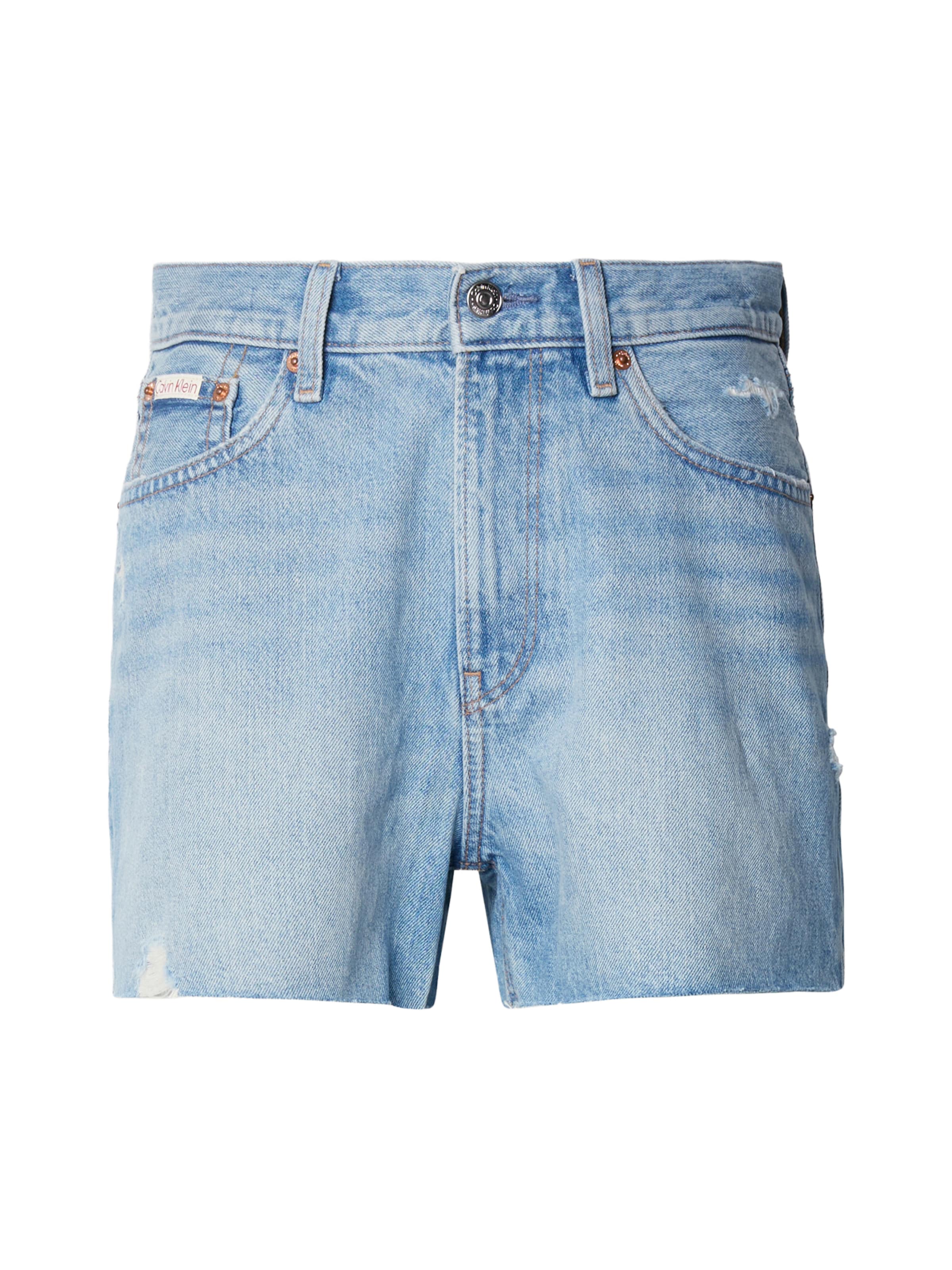 Calvin Klein Jeans Regular Shorts '90S' in Blau: Vorderseite