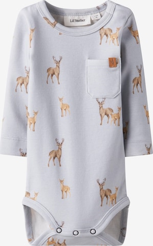 Lil'Atelier - Pijama entero/body en gris: frente