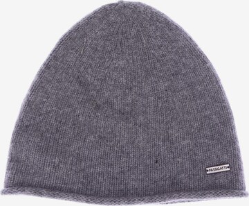 Passigatti Hat & Cap in One size in Grey: front