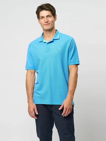 U.S. POLO ASSN. Regular fit Shirt 'Noah' in Blauw: voorkant