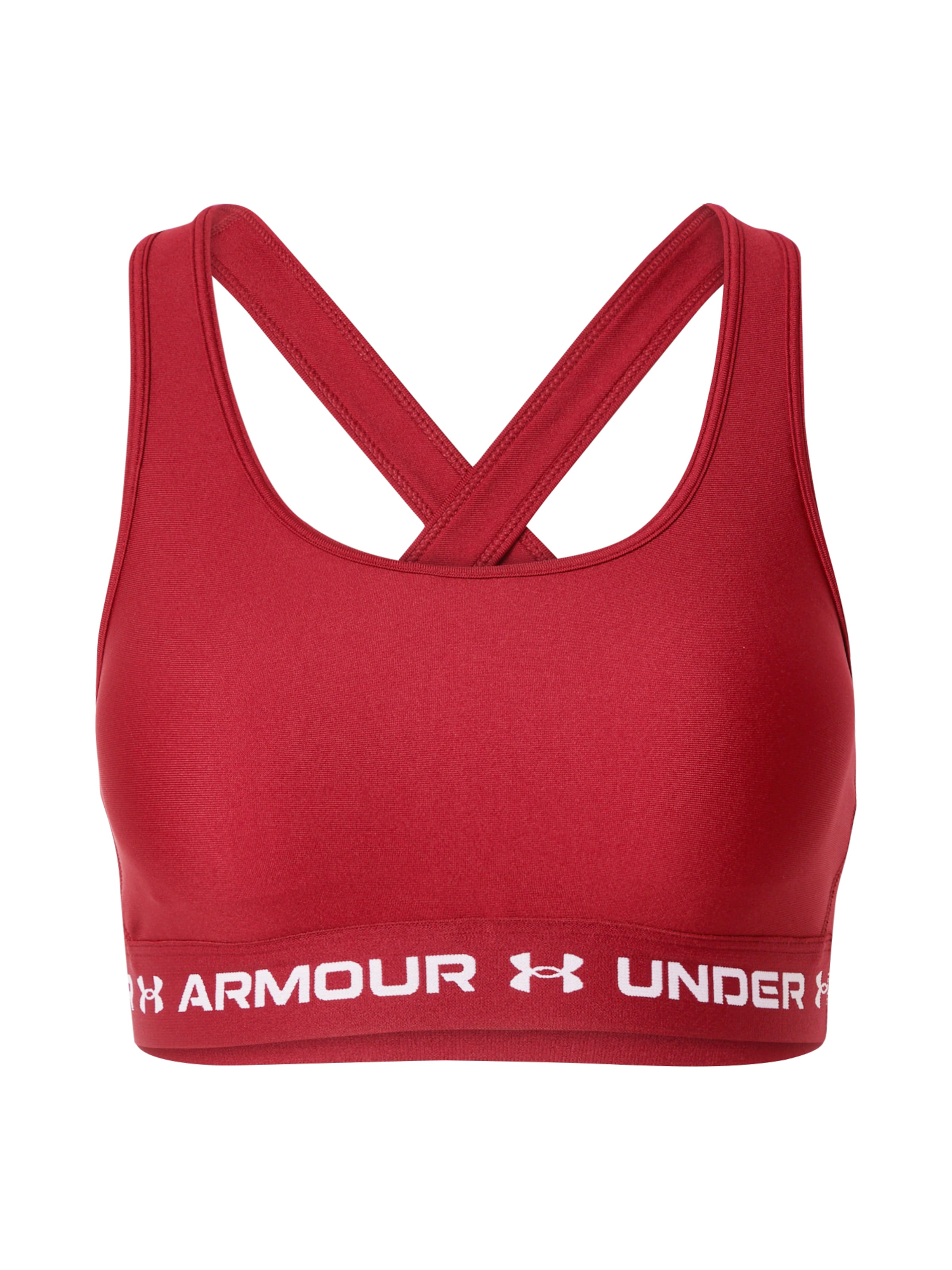 UNDER ARMOUR Спортивный бюстгальтер в Красный: спереди