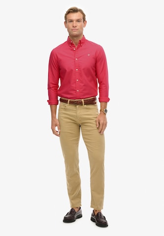 Superdry Slim Fit Hemd in Pink