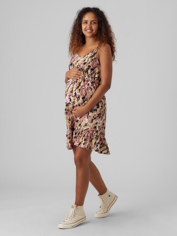 Vero Moda Maternity Kleit 'EASY', värv pruun