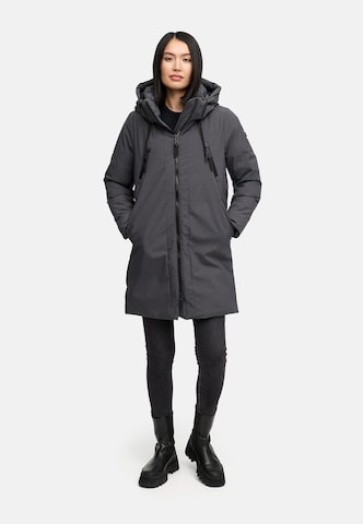 NAVAHOO Mantel 'Winterzart 14' in Grau